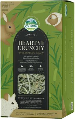 Show full view: Oxbow Prime Cut Hearty & Crunchy Timothy Hay Small Pet Food, 20-oz bag slide 5 of 11