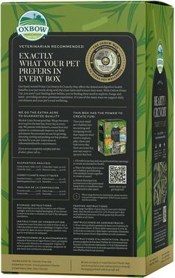 Show full view: Oxbow Prime Cut Hearty & Crunchy Timothy Hay Small Pet Food, 20-oz bag slide 6 of 11