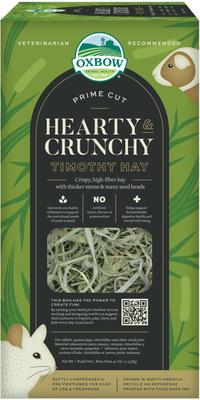 Show full view: Oxbow Prime Cut Hearty & Crunchy Timothy Hay Small Pet Food, 40-oz bag slide 3 of 11