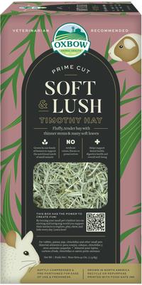 Show full view: Oxbow Prime Cut Soft & Lush Timothy Hay Small Pet Food, 40-oz bag slide 3 of 11