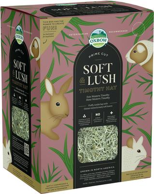 Show full view: Oxbow Prime Cut Soft & Lush Timothy Hay Small Pet Food, 40-oz bag slide 5 of 11