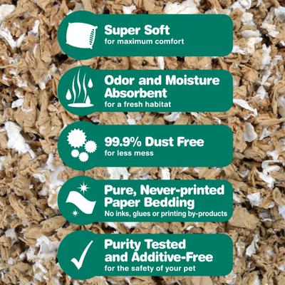 Show full view: Oxbow Pure Comfort Small Animal Bedding, White, 72-L slide 4 of 8