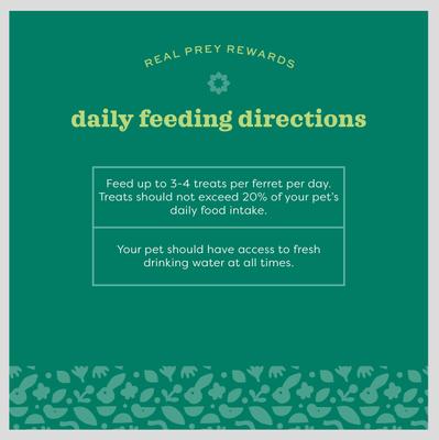 Show full view: Oxbow Real Prey Rewards Crunchy & Chewy Chicken Ferrets Treats, 3-oz slide 5 of 12