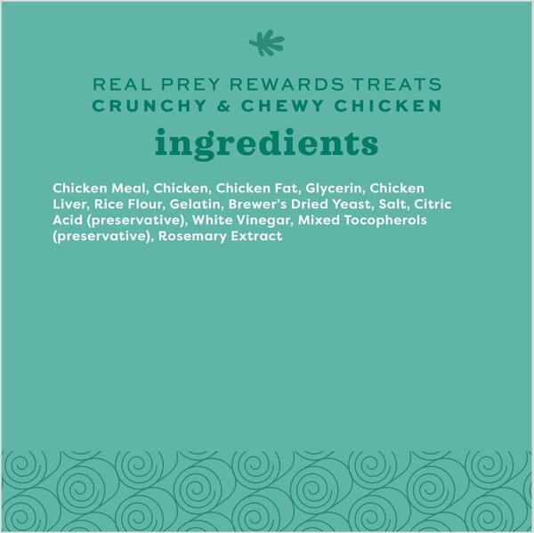 Oxbow Real Prey Rewards Crunchy & Chewy Chicken Ferrets Treats, 3-oz
