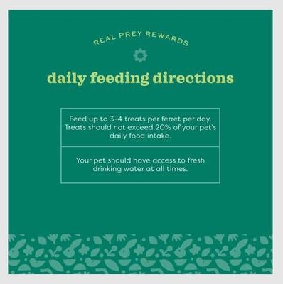 Show full view: Oxbow Real Prey Rewards Crunchy & Chewy Turkey Ferret Treats, 3-oz slide 5 of 11