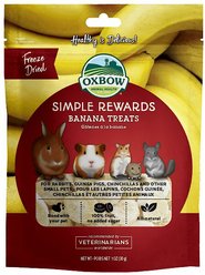 Oxbow Simple Rewards Freeze-Dried Banana Small Animal Treats, 1-oz bag