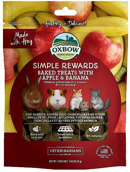 Oxbow Simple Rewards Banana Treats Oxbow Simple Rewards Banana Treats