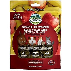 Oxbow Simple Rewards Oven Baked with Apple & Banana Small Animal Treats