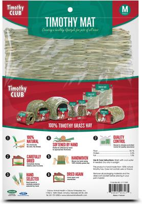 Show full view: Oxbow Timothy Club Small Animal Mat, Medium slide 2 of 4