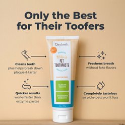 Oxyfresh Premium Vet Formulated Plaque & Tartar Cat & Dog Toothpaste, 4-fl oz bottle slide 2 of 9