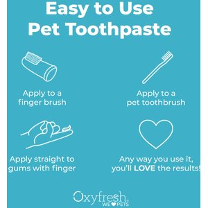 Oxyfresh Premium Vet Formulated Plaque & Tartar Dog & Cat Toothpaste with BPA-Free Silicone Brush, 4-fl oz bottle