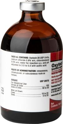 Show full view: Oxytocin (Generic) Injectable for Horses & Livestock, 100-mL slide 4 of 5