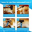 Show in main carousel: Ozark Pet Dog & Cat Brush, Blue, Large slide 5 of 9