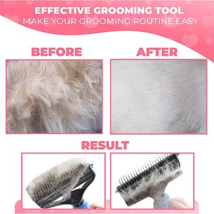 Ozark Pet Dog & Cat Brush, Pink, Large