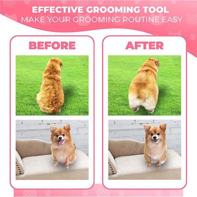 Show full view: Ozark Pet Dog & Cat Brush, Pink, Small slide 4 of 9