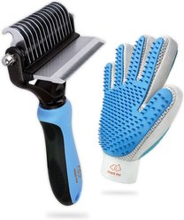 Ozark Pet Dog & Cat Grooming Kit, Blue, Small