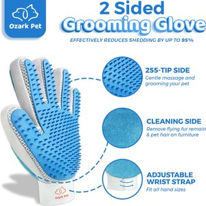 Ozark Pet Dog & Cat Grooming Kit, Blue, Small