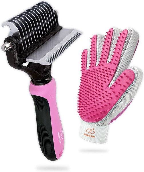 Show full view: Ozark Pet Dog & Cat Grooming Kit, Pink, Small slide 1 of 7
