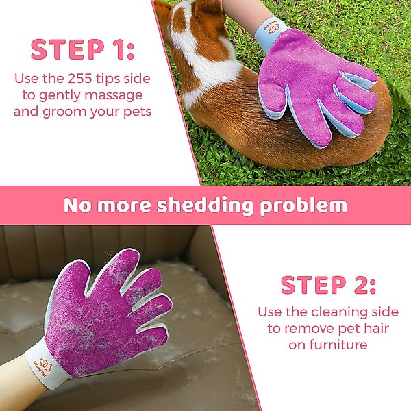 Show full view: Ozark Pet Dog & Cat Grooming Kit, Pink, Small slide 5 of 7