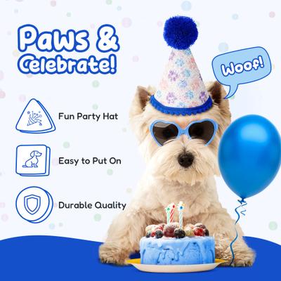 Show full view: Pacific Pups Rescue Dog Birthday Party Set, Blue Sparkly Paws, Small slide 7 of 10