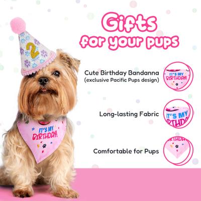 Show full view: Pacific Pups Rescue Dog Birthday Party Set, Pink Sparkly Paws, Small slide 5 of 9