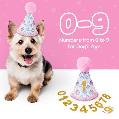 Show full view: Pacific Pups Rescue Dog Birthday Party Set, Pink Sparkly Paws, Small slide 8 of 9
