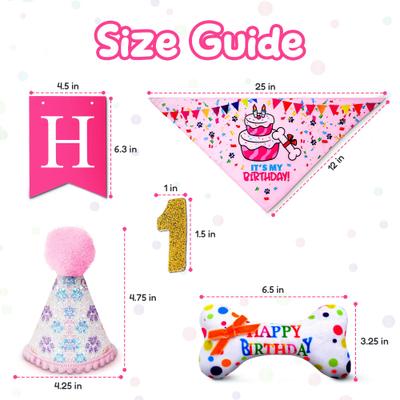 Show full view: Pacific Pups Rescue Dog Birthday Party Set, Pink Sparkly Paws, Small slide 4 of 9