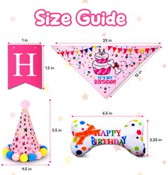 Pacific Pups Rescue Dog Birthday Party Set, Pink Stars, Medium slide 2 of 8