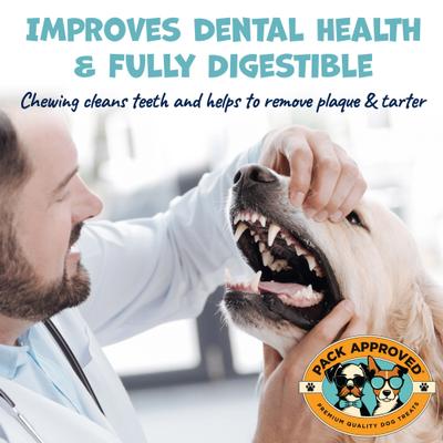 Show full view: Pack Approved Beef Cheek Rolls 6-inch Natural Dog Chew Treats, 4 count slide 7 of 9