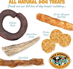 Pack Approved Camel Braids 6-inch Natural Dog Chew Treats, 10 count slide 2 of 7