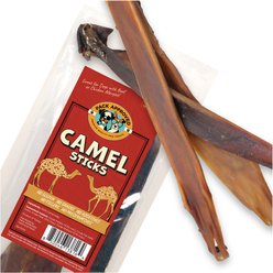 Pack Approved Camel Skins 12-inch Natural Dog Chew Treats, 3 count