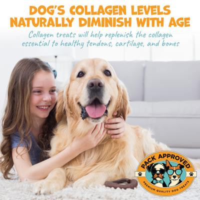 Show full view: Pack Approved Collagen Rings 3.5-inch Natural Dog Chew Treats, 4 count slide 5 of 8