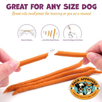 Show full view: Pack Approved Sweet Potato Sticks Dehydrated Dog Treats, 7.5-oz bag slide 5 of 8