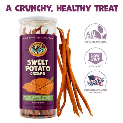 Show full view: Pack Approved Sweet Potato Sticks Dehydrated Dog Treats, 7.5-oz bag slide 4 of 8