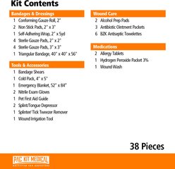 PacKit First Aid Kit for Dogs, Medium: 38 piece slide 2 of 6