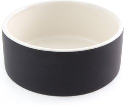 PAIKKA Cooling Ceramic Dog & Cat Bowl, Black, 3.38-cup