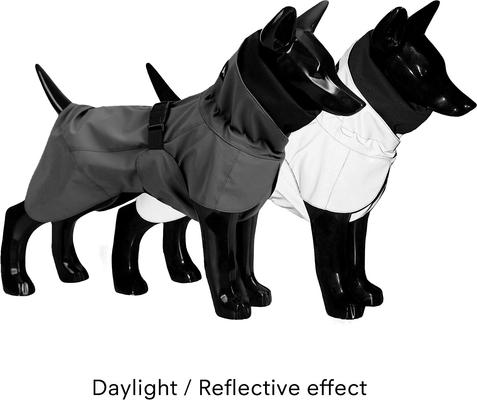 Show full view: PAIKKA Visibility Dog Raincoat, 55 slide 3 of 13