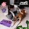 Show in main carousel: Palz&Co Paw Puzzle Non-skid Silicone Slow Feeding Dog & Cat Mat, Medium: Purple slide 7 of 8