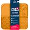 Show in main carousel: Palz&Co Paw Puzzle Non-skid Silicone Slow Feeding Dog & Cat Mat, Small: Orange slide 1 of 8