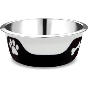 Palz&Co ThermoCool Insulated Stainless Steel Dog & Cat Bowl, Black, 64-oz