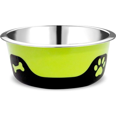 Palz&Co Palz&Co ThermoCool Insulated Stainless Steel Dog & Cat Bowl, Green, 8-oz