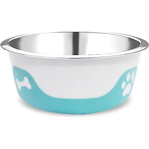 Palz&Co ThermoCool Insulated Stainless Steel Dog & Cat Bowl, Light Blue, 64-oz