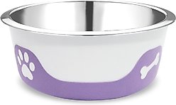 Palz&Co ThermoCool Insulated Stainless Steel Dog & Cat Bowl, Light Purple, 32-oz