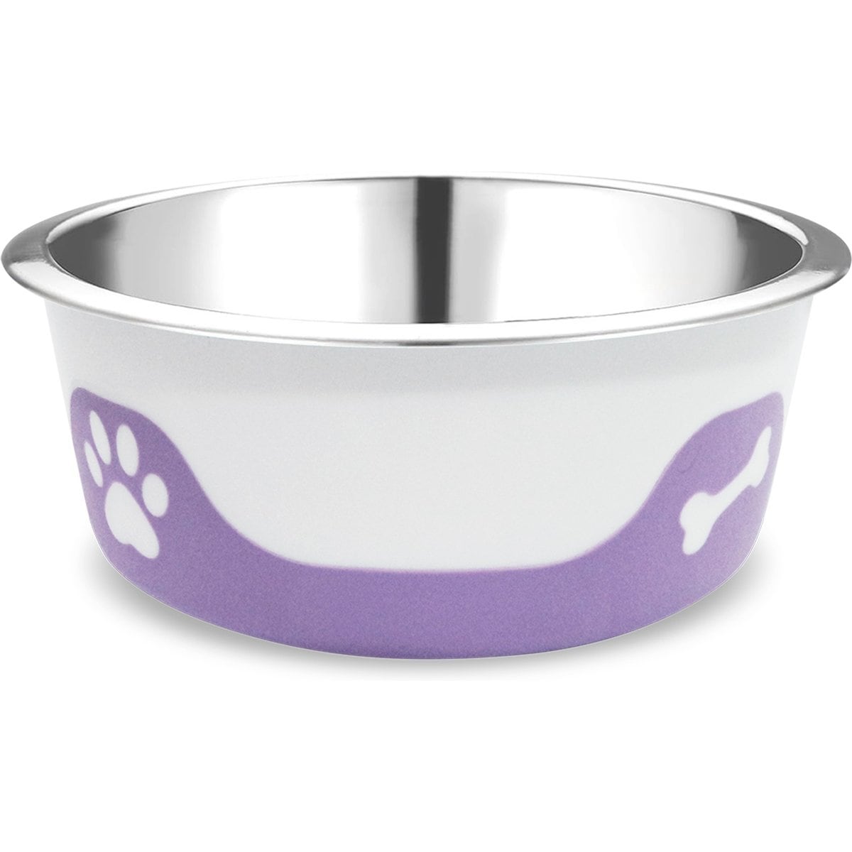 Palz&Co ThermoCool Insulated Stainless Steel Dog & Cat Bowl, Light Purple, 32-oz