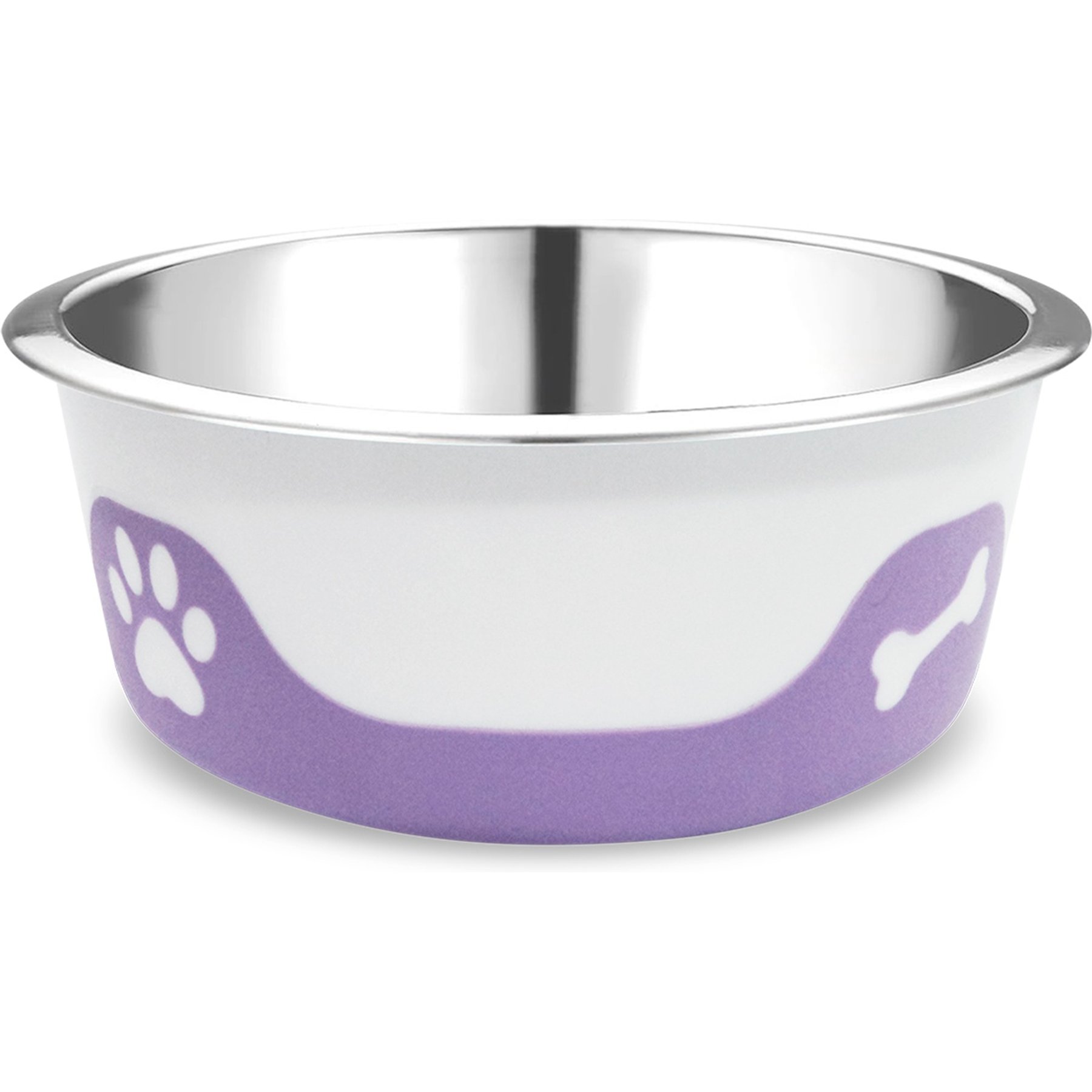 Palz&Co ThermoCool Insulated Stainless Steel Dog & Cat Bowl, Light Purple, 32-oz