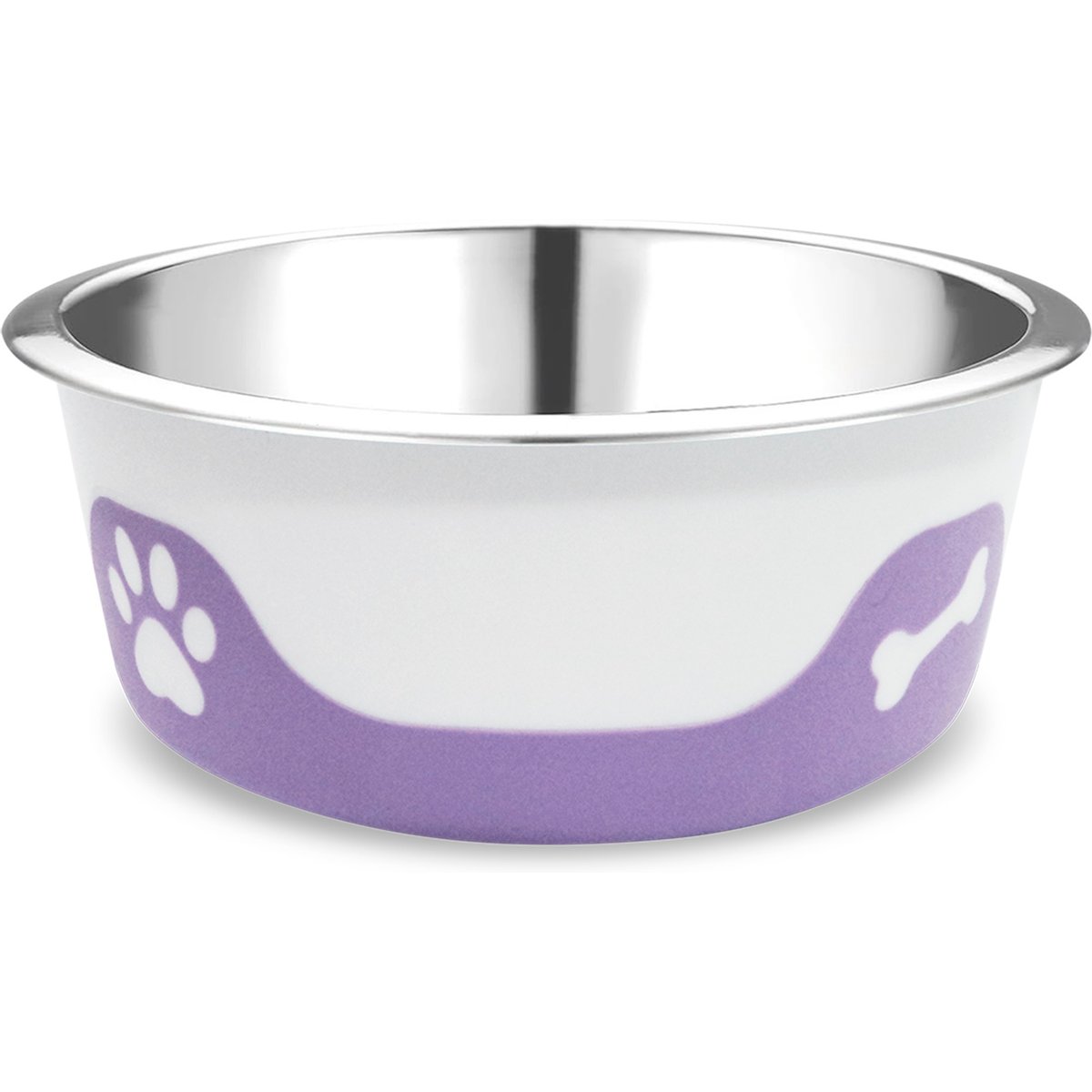 Palz&Co ThermoCool Insulated Stainless Steel Dog & Cat Bowl, Light Purple, 64-oz