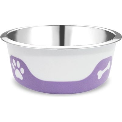 Palz&Co Palz&Co ThermoCool Insulated Stainless Steel Dog & Cat Bowl, Light Purple, 64-oz
