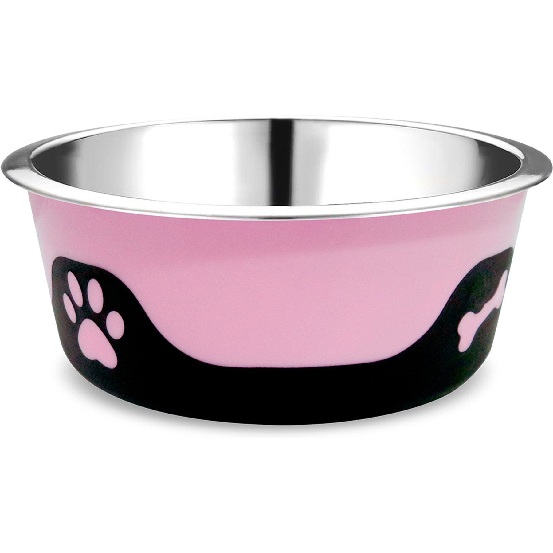 Palz&Co ThermoCool Insulated Stainless Steel Dog & Cat Bowl, Pink, 64-oz