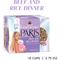 Show in main carousel: Pamper Like Paris Non-GMO Beef & Rice Dinner Shredded Wet Dog Food, 2.75-oz cup, case of 10 slide 3 of 11