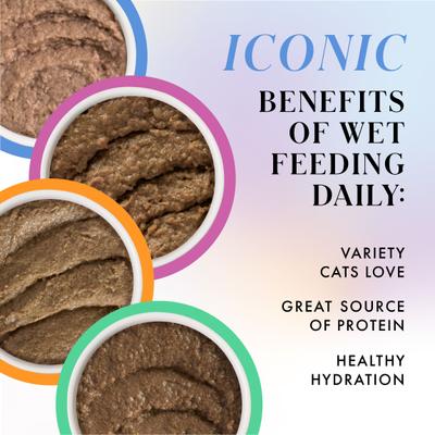 Show full view: Pamper Like Paris Slay The Pate Variety Pack Grain-Free Wet Cat Food, 2.47-oz can, case of 12 slide 4 of 10